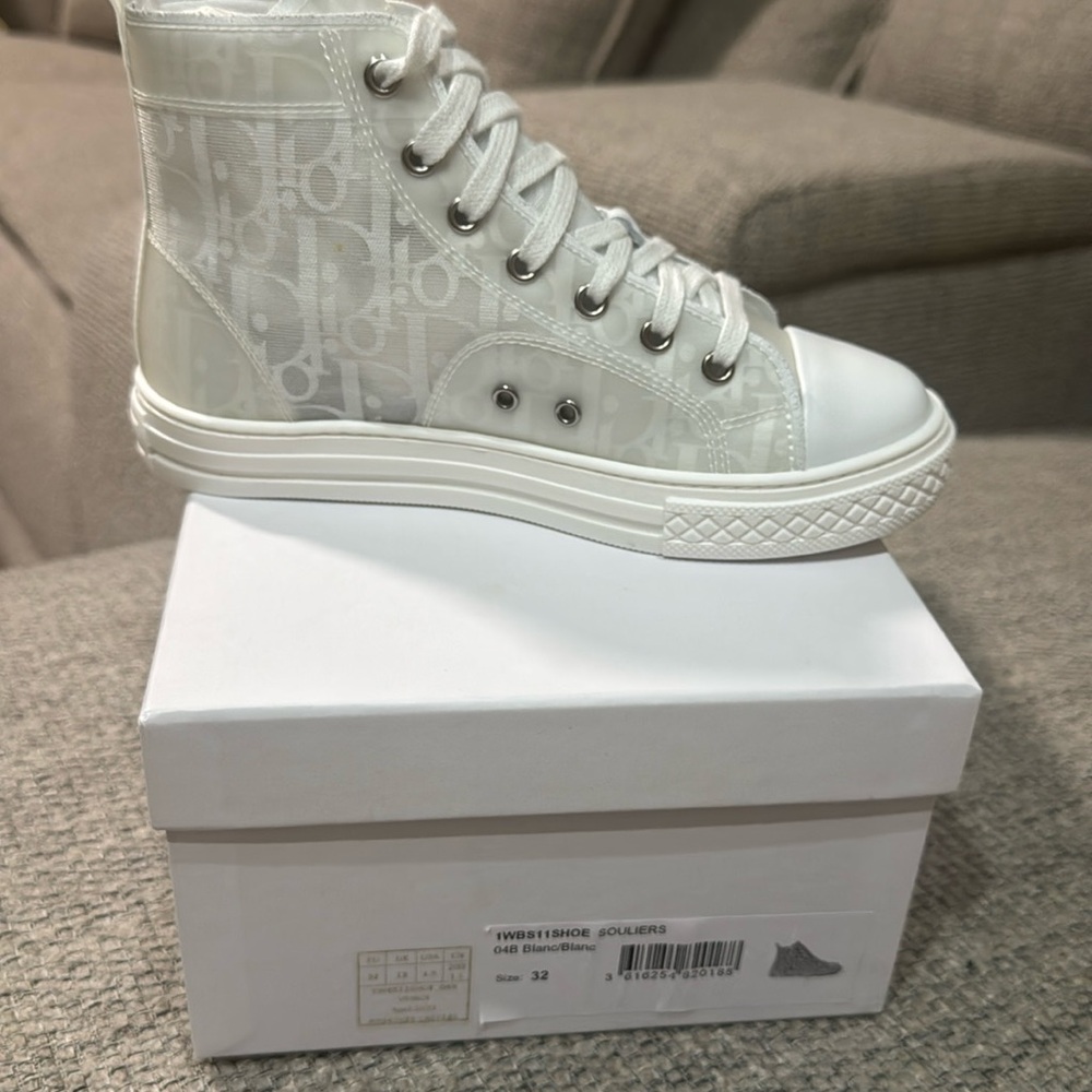 White Dior shoes brand new never worn